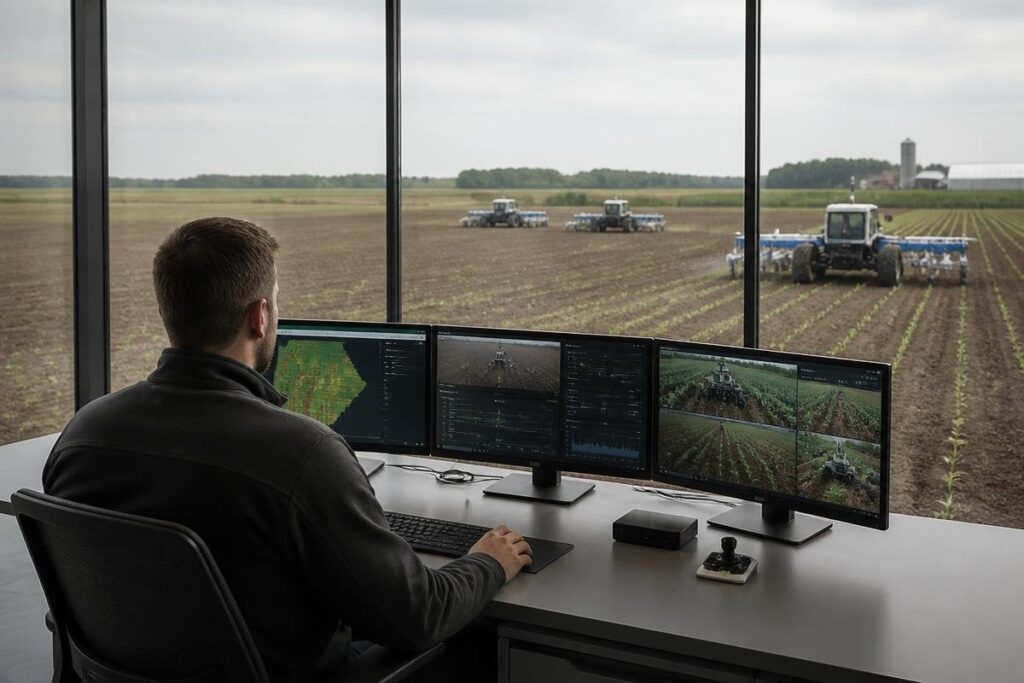 Fully automated farms would move farm work to the control room
